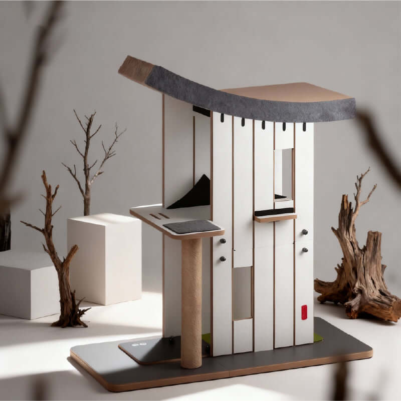 Chalet Tatzenstein Cat Tree – The Perfect Indoor Playground for Your Cat