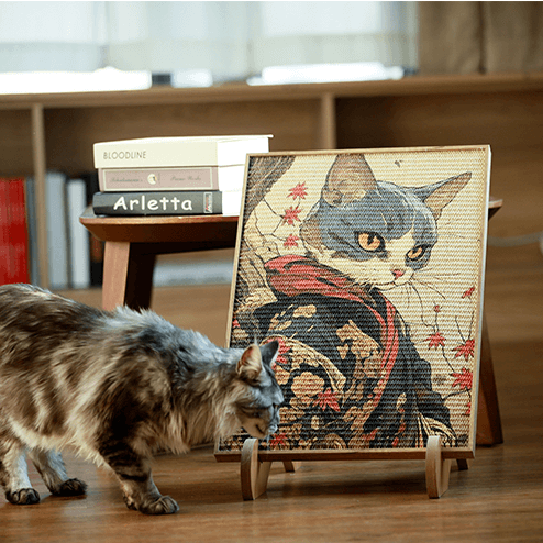 Custom Cat Scratching Board with Eco Sisal