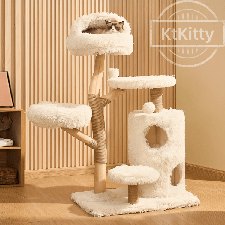 Luxury Flower Cat Tree Tower
