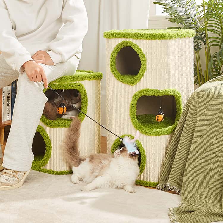 Modern Cat Tree Furniture for Stylish Small Spaces