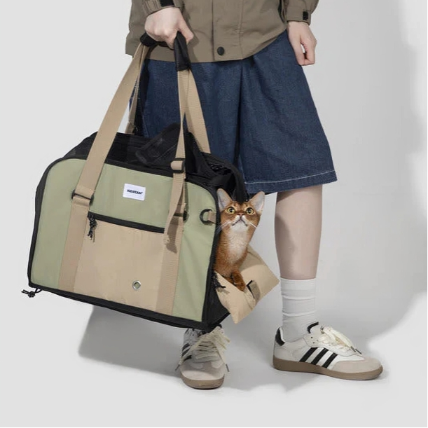 Premium Lightweight Outing Cat Tote Shoulder Bag