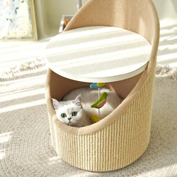 The Cozy Hideaway Sisal Cat Condo