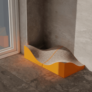 Eco-Friendly Wave Cat Scratcher