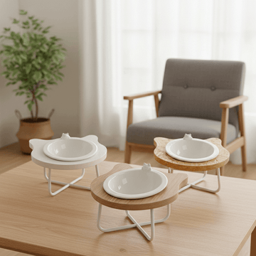 Cat Bowl with Adorable Cat Head — Perfect for Healthy Feeding