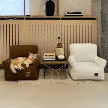 Stylish Cat Bed with Anti-Slip Base – 3 Cozy Colors