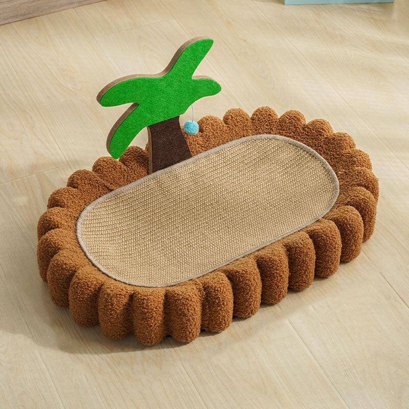 Cozy Cat Scratching Bed for Sleeping and Claw Care